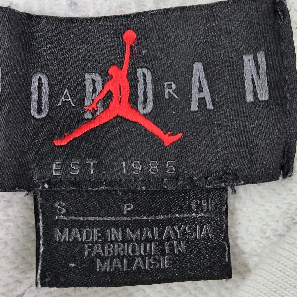Jordan‎ Men Hoodie S White Graphic Print Big Logo Air Jumpman